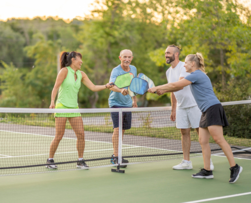 people playing pickleball in colorado